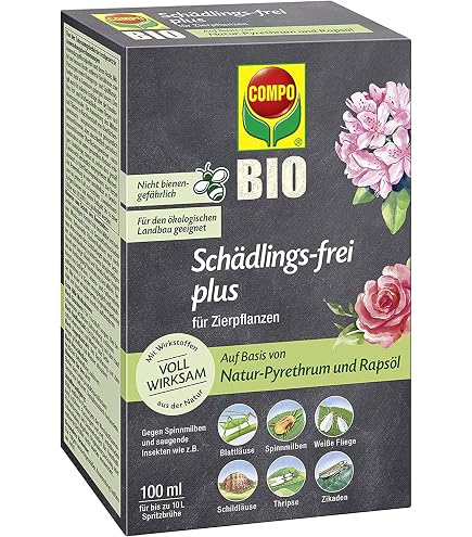 COMPO Trauermcken frei Bio Insektizid, 30 ml  Gegen Trauermcken-Larven &  saugende Schdlinge, Neem Wirkstoff zum Trauermcke bekmpfen, nicht  bienengefhrlich, fr kologischen Landbau : Amazon.de: Garten