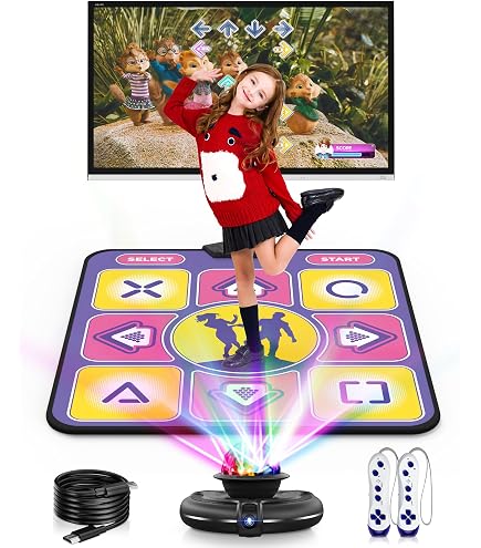 Alfombra De Baile HDMI Con Cámara – 64GB, 1030 Juegos, 700 Canciones Y 81 Videoclips, Para Fitness Y Diversión En Familia Y Pareja