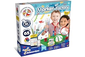 Science4you Fábrica de Rotuladores – Taller De Los Bolígrafos para Niños, 65+ Contenidos, Juegos y Juguetes para Niños 6+ años, Haz Tus Proprios Rotuladores, Regalo para Niño y Niñas 5 6 7 8+ años