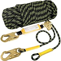 Corde D’escalade 30 M – Diamètre 12 Mm – Charge 1500 Kg – Polyester Imperméable – Pour Rappel, Via Ferrata, Secours – Vert