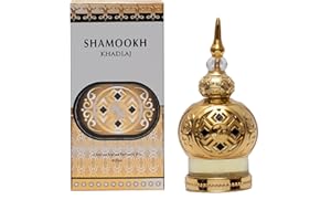 KHADLAJ PERFUMES Khadlaj Shamookh Gold CPO - Perfume Concentrado en Aceite, 20 ml, Aroma Lujoso y Duradero para Ocasiones Especiales