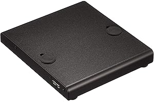 SILVERSTONE TECHNOLOGY SilverStone SST-PTS01B - Boîtier disque dur externe USB 3.0 pour HDD ou SSD 9.5mm 2.5 pouces, supporte Intel NUC kit montage VESA inclus, noir