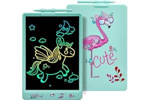 ‎DYNASONIC DYNA-PM flamingo skrivplatta för barn 10 tum, LCD-ritplatta, magnetisk whiteboard, dinosaurie, leksak, present 2 3, 3, 4, 5, 6, 7, 8 år