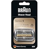 Braun Series 9, Rasoio Elettrico Uomo Testina di Ricambio, Compatibile con I Rasoi Series 9, Rasatura Ottima ed Efficiente, L