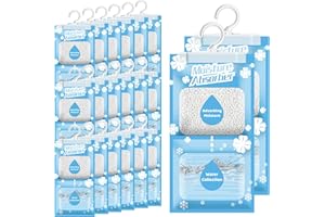 Boadw 20 x 230 g Deshumidificador armario absorbente de humedad para sótanos, dormitorios, baños, contra la humedad, antimoho, desodorizante bolsa desodorizante