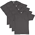 Hanes Men's ComfortSoft Cotton Tee, Set Of 4