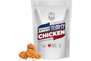 ‎ROYAL SPICE Major-Chicken - CRUNCHY AIRFRY CHICKEN Gewürzpanade/Hähnchen Marinade 200g - Für die Heissluftfritteuse, Backofen & Grill! Originaler Fried Chicken Geschmack durch Paniermischung ganz ohne Fett!
