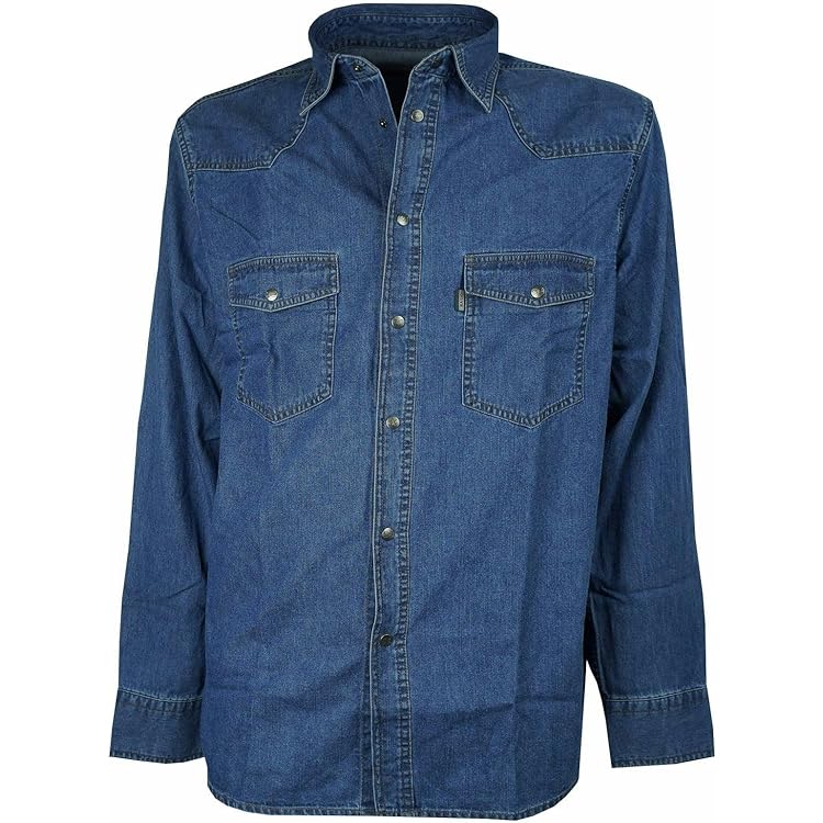Camicia Da Uomo In Denim 100% Cotone. – Alea Fashion Industries - Foto 5