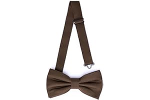 Ladeheid elegancka męska mucha - Wysokiej jakości, matowa, regulowana, idealna na ślub imprezy; Doskonała dla mężczyzn, kobiet, nastolatków - świetny prezent, 12 cm x 6 cm BMM