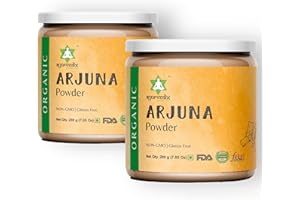 Ayurvedix Organic Arjun ki Chaal Powder/Arjuna Bark Fine Powder 200g Pack Of 2