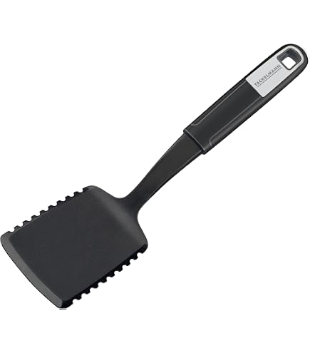 FACKELMANN Arcadalina Ramasse-Lasagnes Plastique Blanc/Noir - Spatule 28cm