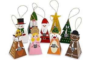 Creano „Niedliche Weihnachtsfiguren“ - Bio Wintertee 9 Pyramiden-Teebeutel in 9 unterschiedlichen Sorten - 22,5g - NEUHEIT 2024*