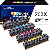 GPC Image Compatible Toner Cartridges Replacement for HP 203X 203A CF540X CF540A Compatible with Color Laserjet Pro MFP M281f