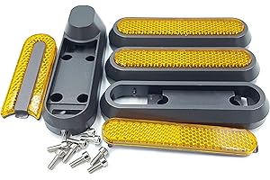 Vestigia® - Rear & Front Side Wheel Reflective Cover Set Replacement For Xiaomi M365 1S Essential Pro2 Electric Scooter - Spare Parts for E-scooter