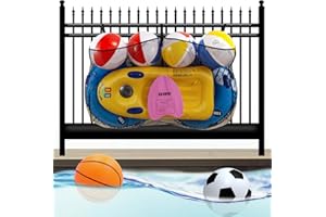 TJHDSF Pool Float Storage Hanging Bag, Pool Storage Net, Storage Sand Toy Outdoor for Balls and Inflatable Toys, Sand Toy Storage, Outdoor, Swimming Pool Accessories