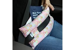 RAINBOWSTAR Hysterectomy Seatbelt Pillow with Pocket for Cervical Cancer Uterine fibroids Abdominal Surgery Abdomen Healing Protector Organ Transplants C-Section Recovery Car Seat Belt Pad (Sunflower)