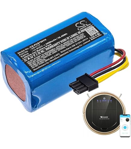 Batterie 14,8V 3500mAh Pour Aspirateur Proscenic – Remplacement Cocoa Smart 780T/790T - 5