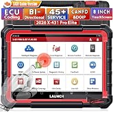 LAUNCH X431 PRO ELITE OBD2 Diagnosis Coche Multimarca, OE-Codificaci&oacute;n ECU | Sistema Completo Bi-direccional Scan Tool, 45+ S