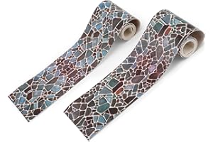 FRIENDA 2 Pezzi Accessori per il Villaggio di Natale Ciottoli della Piattaforma della Strada di Natale Decorazioni per Interni (Stile Ciottoli Classico)