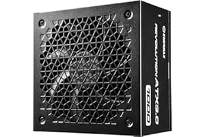 ENERMAX Revolution ATX3.0 Enthusiast Gaming&Streaming PC Netzteil 1000W 80Plus Gold PCIe 5.0 Ready (Voll-Modular, 2X 12VHPWR Kabel, Semi-Fanless), ERA1000EWT, schwarz