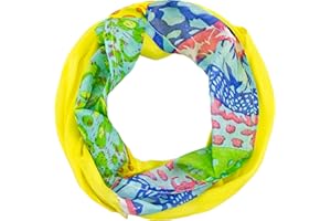 Sunsa Kinder Schlauchschal, Viskose Loop Schal, Scarf Tücher und Schals als Geschenkideen für Mädchen, Sommer Halstuch mit Blumen Design. Die Perfekt Kid´s Accessories