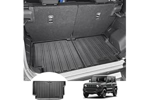 GAFAT Nueva Suzuki Jimny 2024 2025 JB64/JB74 (5 Plazas) Alfombrillas para Maletero, Fácil de Plegar, Alfombrilla TPE para Todo Tipo de Clima, Borde Alto, Escaneo 3D Original, Multifunción