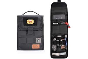 ‎VIPERADE VIPERADE VE12 Taktische Falttasche, Molle Werkzeugtasche, dreifach gefaltete Werkzeugtasche, nützlicher EDC-Taschen-Organizer für den Außenbereich und den täglichen Gebrauch