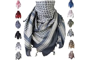 DEAGLE Shemagh scarf men & women tactical 100% cotton military head neck wrap shawl motorcycle hiking paintball face mask 42”x42”