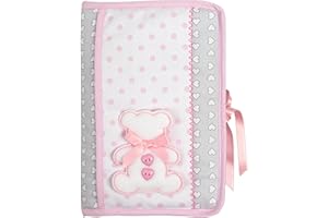 Filet - Necessaire da viaggio per Pannolini e Salviettine Umidificate | Apertura a libro facilitata | Design compatto e salvaspazio | Made in Italy | Rosa