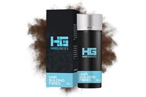 Hair Genetics Dark Brown Hair Fibres (22g) for Hair Loss & Thinning Hair