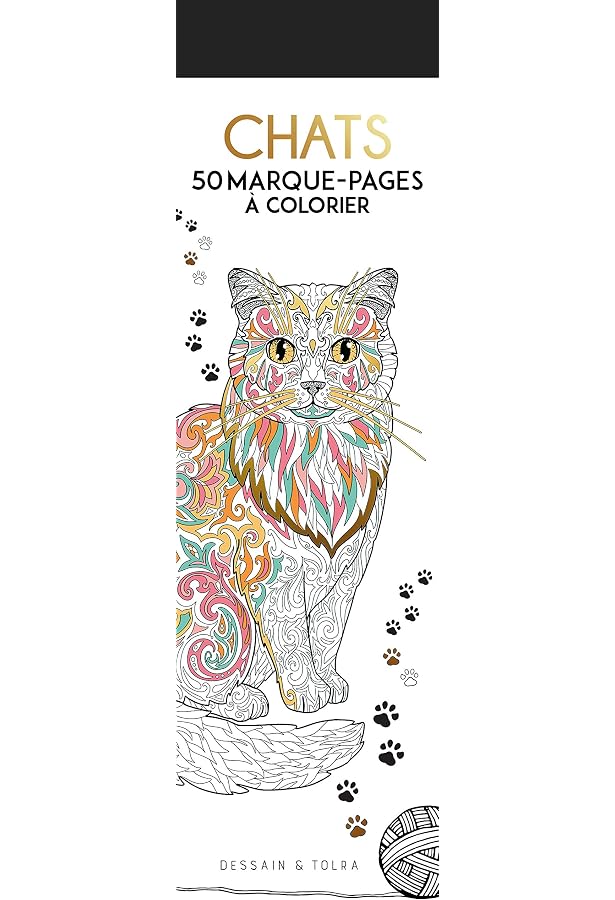 30 Marque-pages Chats Mignons - Papier, 14,5x4 Cm - Pour Livres, école, Bureau, Cadeau