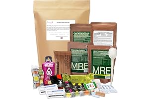 Ration-X 24 Hour Ration Pack Ambient Menu 5 4000kcal Three Main Meals Ready to Eat ++