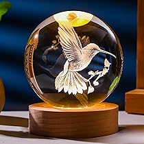 Ornement De Colibri En Verre De Mer - Décoration Fabriquée à La Main, Sculpture Artistique Pour Sapin, Étagère Ou Cadeau Festif