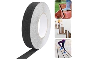 LEDOO Ruban Antidérapant, 1 Rouleau Ruban Adhésif Antidérapant PVC pour Escaliers Tapis Intérieur et Extérieur, Bande Antidérapante Adhésive pour Escalier avec Une Bonne Adhérence(Long de 15m)