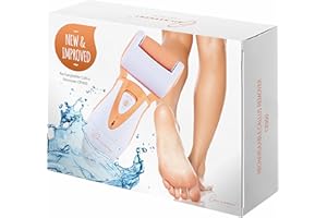 Roll-Pedicure Elettrico per Pelle Secca Ruvida e Morta da Own Harmony: Cura dei Piedi Professionale per Donne con 3 Rulli Extra - Raspa Elettrica Ricaricabile - Rimuovere Calli e Duroni, Ricarica USB