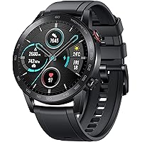 HONOR Magic Watch 2 (46mm, Charcoal Black) 14-Days Battery, SpO2, BT Calling & Music Playback, AMOLED Touch Screen, Personalized Watch Faces, 15 Workout Modes, Sleep & HR Monitor, Smart Assistant