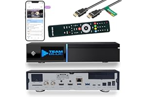Gigablue UHD Quad 4K Receiver with 2 x DVB-S2 FBC Tuner Satellite Receiver 2x DVB-S2 Including Babotech® WLAN Stick