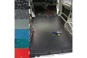 Vandalised- Van Vinyl Flooring - Etiquette Vinyl Real Quartz Sparkle Safety Flooring – Camper/Van/Caravan - 6 Colours & Various Lengths (5:Terra Green, 2.5meter x 1.8meter)