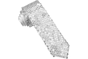 W WIDMANN MILANO Party Fashion - Krawatte, mit Pailletten, für Erwachsene, Accessoire, Kostüm, Karneval, Mottoparty