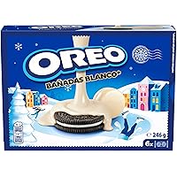 Oreo Banadas Blanco, Biscotti con copertura al Gusto di Cioccolato Bianco, Il tuo Oreo avvolto da una golosa copertura di Cio