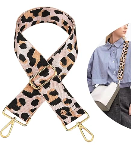 Bandoulière Réglable 3,8 Cm Losange Ethnique Double Face - Sangle Sac Femme