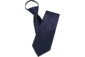 JEMYGINS Cravate à fermeture éclair pour hommes - Un look élégant en quelques secondes