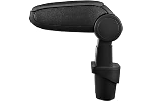 LP Trade Apoyabrazos Central Caddy 3 4 2K 2C SA | Accesorio para consola de almacenamiento y reposamanos con compartimento organizador | Pieza separada para el interior del coche | Tela negra