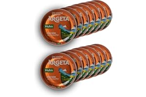 ‎PELLEAR Argeta Huhn Aufstrich 14x95g - Cremiger Brotaufstrich - Keine Zusatzstoffe – Premium Aufstrich – 14 Dosen kulinarischer Aufstrich im Vorteilspack – Naturaroma – 1330 Gramm