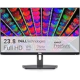 Dell S2421NX 24" Full HD (1920x1080) Monitor, 75Hz, IPS, 4ms, AMD FreeSync, Lunetta ultrasottile, 2x HDMI, 3 Anni di Garanzia
