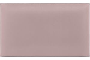 DecoNest Testiera Cuscino da parete decorazione da parete pannello acustico pannello da parete 3d lusso moderno imbottito 60 x 40 cm Rosa cipria