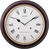 Seiko QXH202B Rrp istasyonu, 31,4 X 31,4 X 6,1 cm, Westminsterschlag, a&ccedil;ma/kapama şalteri, g&ouml;vde aus g&uuml;rgen