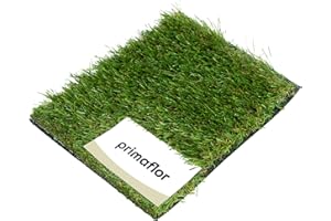 Primaflor Kunstrasen - KORSIKA, Verschiedene Größen, 32 mm Hoch, UV-Stabil, Wasserdurchlässiger, Rasenteppich, Outdoor Bodenbelag, Kunstgras für Garten, Terrasse und Balkon, MUSTERSTÜCK