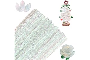 Momowin 100 Pezzi di Scovolini Ciniglia, Scovolini Colorati per Lavoretti, Steli di Ciniglia Colorati, Materiale per Lavoretti Natalizi per Il Fai Da Te e La Decorazione