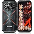 DOOGEE S Cyber Rugged Smartphone Android 14, 20GB+256GB Rugged phone, 10800mAh Battery & 50MP AI Cameras, 6.58''FHD+2.4K IPS Display, IP68/IP69K Waterproof, 5G WIFI/Dual SIM/OTG/Fingerprint/NFC-Red